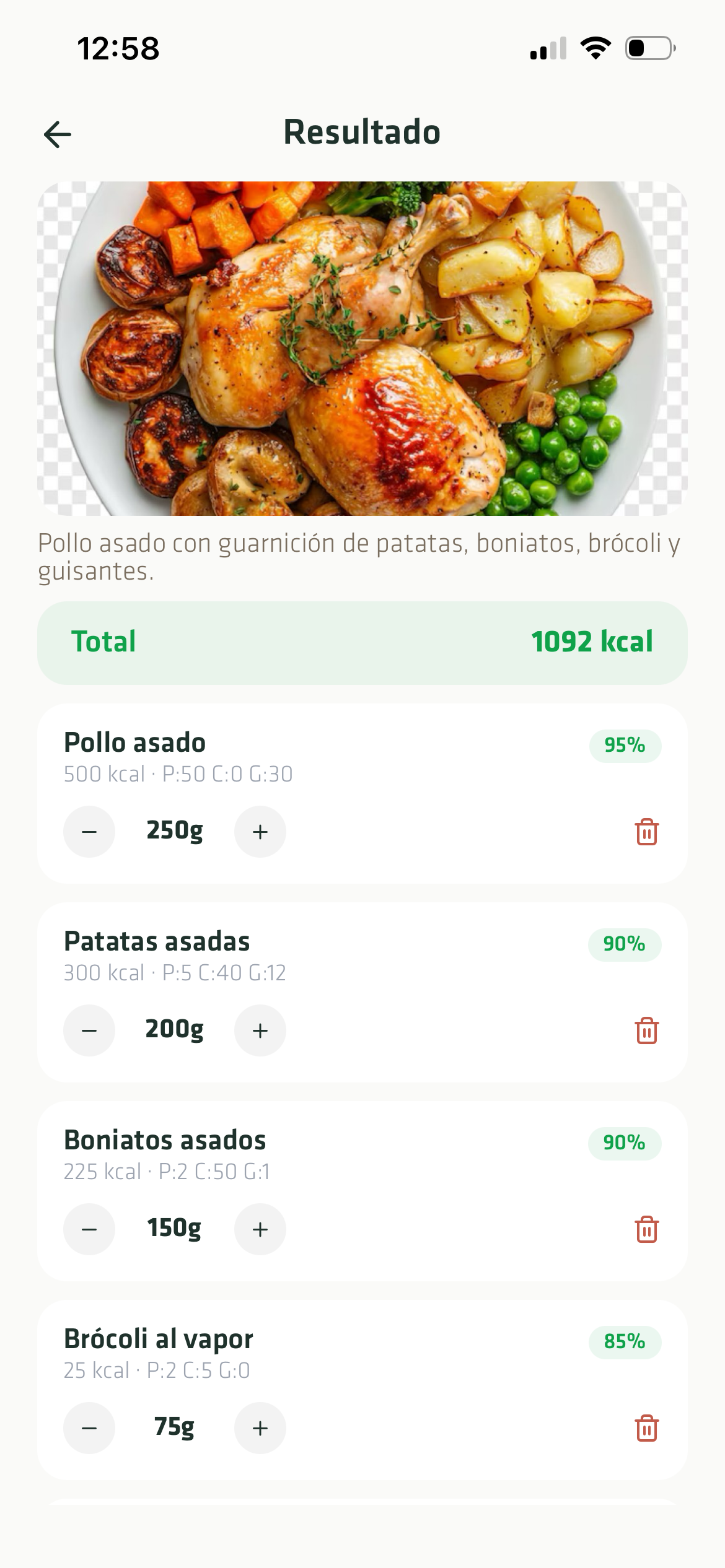 Escanea tu comida